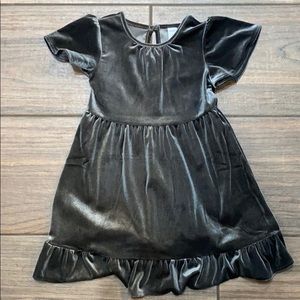 Velour toddler dress